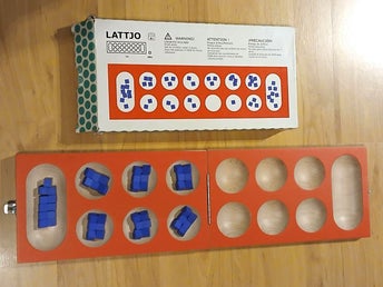 Retro IKEA LATTJO spel/ Kalaha