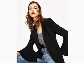 ZARA svart kavaj med utställd ärm stl XL (423387381) ᐈ Köp ZARA svart kavaj med utställd ärm stl XL (423387381) ᐈ Köp