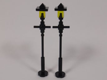 2st Lyktstolpar - Gatubelysning - 11,1cm - Lego