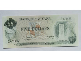 Guyana 5 Dollar 1989