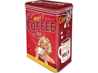 HOT Coffee Now - plåtburk