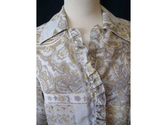 blus,mönstrad blus, st 36