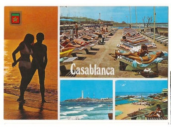 Vykort Casablanca