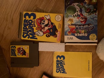 Super Mario Bros. 3 och Wii mario karton