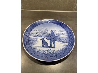 Royal Copenhagen! Kunglig Dansk! Jultallrik 1977! I väldigt fint skick!