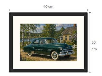 Chevrolet Bel Air Art print tavla Limited Edition #reapåtradera