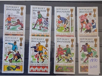 Rwanda 1970 Mi 384 - 391 A tandad komplett postfrisk