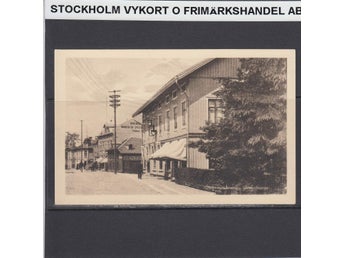 Grästorp - Gatuparti med bensinstation
