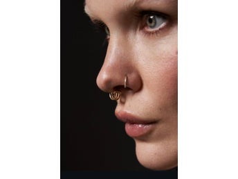 Ask & Embla Torrent Clicker, septum piercing ear cuff näsring hippie boho