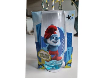 För samlaren! Smurfglas i förpackning! 