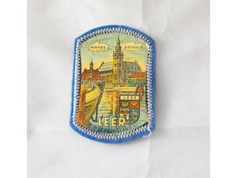 Leer Tyskland - Vintage Tygmärke Patch