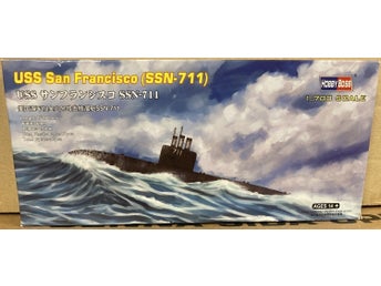 USS SAN FRANCISCO (SSN-711) HobbyBoss 1/700 OÖPPNAD