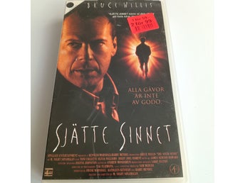 Sjätte Sinnet (The Sixth Sense) – VHS (1999, Bruce Willis, sv. text)