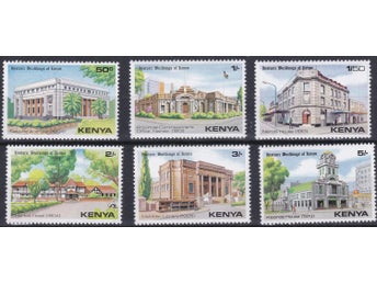 Kenya 1980 Historiska byggnader hus 6v