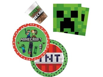 Kalaspaket till Barnkalas Minecraft 36 delar 8-personer