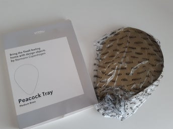 Ny Normann Copenhagen tivoli tray peacock påfågel bricka