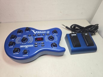 Behringer V-AMP 2 Virtual Amplification med fotpedal