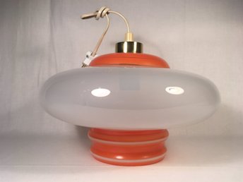 retro taklampa mässing glas med prismor el geno.. (340432917 retro taklampa mässing glas med prismor el geno.. (340432917