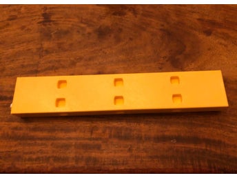 PLAYMOBIL Mörkgul Väggpanel Vägg 16,4 x 3 cm