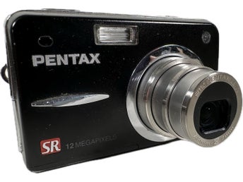 Kamera Pentax Optio A40 Digital Camera med laddare D-BC8 minneskort & batteri