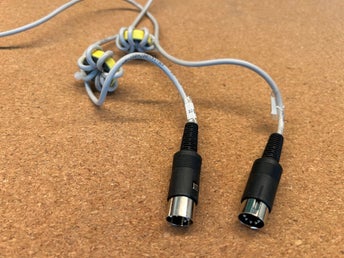 RC Multiplex lärar - elev kabel med 5-pins DIN-kontakter