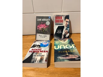 Bokpaket med kriminalromaner