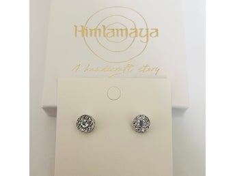 Örhängen med Akvamarin och Topas infattad i Sterling Silver 925