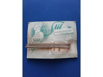 Vintage Hårklämmor STIL – Originalförpackning – 1940/50-tal