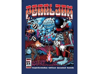 Toppskick Pearl Jam Carrara 2024 Ander Poster ca 60x45cm
