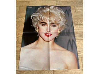 Madonna 1987 affisch plansch poster - från tidningen Okej 1980-tal