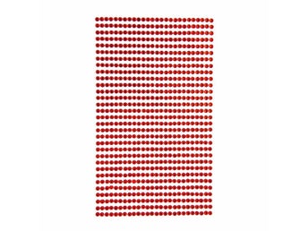 Strasstenar 3 mm röd (806 st)