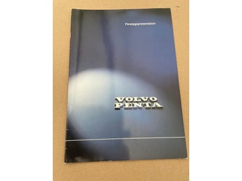 Försäljningsbroschyr VOLVO PENTA Företagspresentation