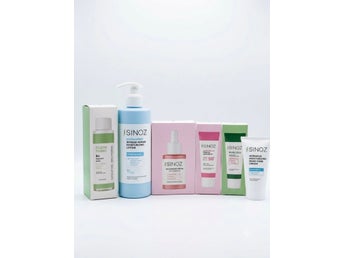Sinoz Hudvårdspaket - Glow Tonic, Hydraboost, Niacinamid Serum, Solkräm, Cica