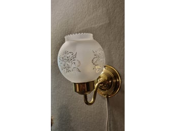 retro vägglampa