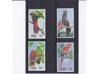 Samoa 1991 Fåglar 4v