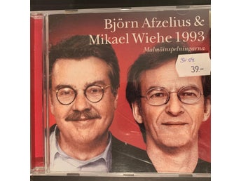 BJÖRN AFZELIUS & MIKAEL WIEHE - 1993 / MALMÖSPELNINGARNA. CD SVERIGE -04