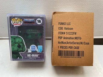 Funko Pop! oöppnad figur - Masters of the Universe 16 He-Man Art EXCLUSIVE