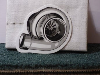 Klistermärke Turbo