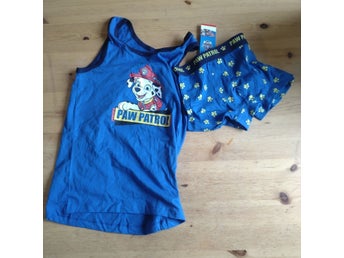 NYTT Paw Patrol Set - Linne och Kalsonger - Strl 134/140