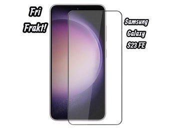 Galaxy S23 FE 9H Härdat Glas Skärmskydd - Heltäckande Kant-till-Kant