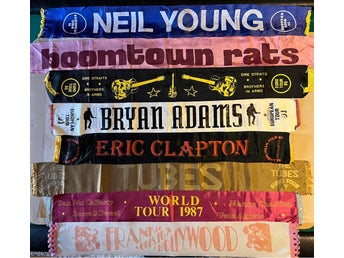 Turnehalsdukar - Neil Young, Dire Straits, Bryan Adams, Eric Clapton, The Tubes