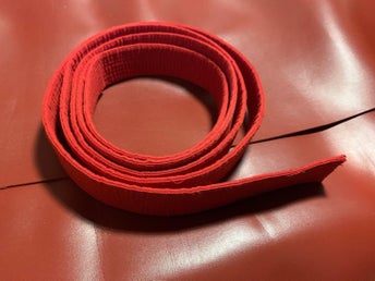 Budo Nord kampsport bä 260 cm martial arts röd WKF Approved 45 mm bredd
