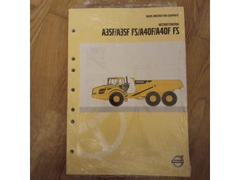 Instruktionsbok Volvo Construction Equipment A35F/A35F FS/A40F/A40F FS