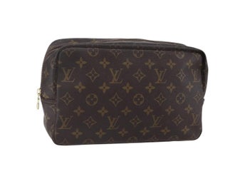 LOUIS VUITTON Monogram Trousse Toilette 28 Clutch Bag M47522 LV Auth 152122