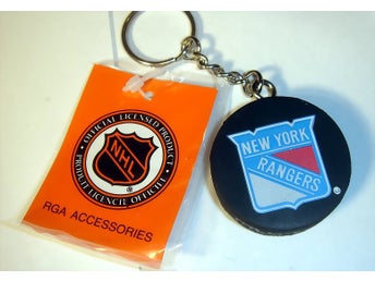 NYCKEL RING PUCK NEW YORK RANGERS NY