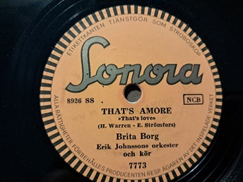 BRITA BORG - THAT'S AMORE