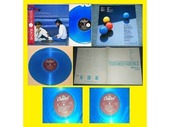 AMERICA / your move 83 RARE LIMT EDT 1ª PRESS EDT JAPAN BLUE VINYL + INSERT, EXC