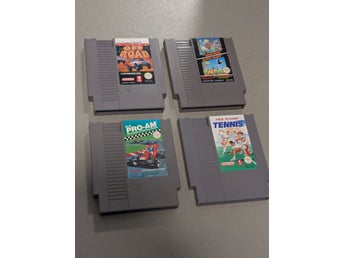 Spel paket Nintendo nes- R.c Pro Am, off road, tennis, super Mario/ duck hunt
