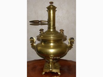 Rysk samovar vattenkokare sekelskiftet 1800 tal.. (417237786 Vattenkokare 4429 eds | Cloer | 4429 eds | 4429