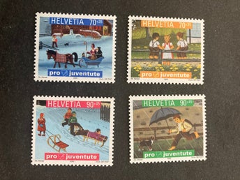 Switzerland 2000 Set Pro Juventute Children Playing MNH